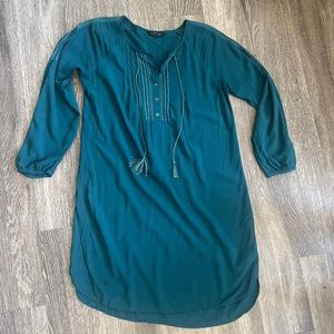 Banana Republic teal dress size M